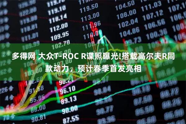 多得网 大众T-ROC R谍照曝光!搭载高尔夫R同款动力，预计春季首发亮相