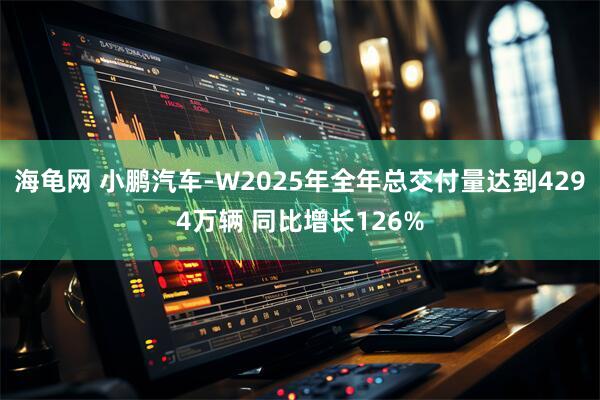 海龟网 小鹏汽车-W2025年全年总交付量达到4294万辆 同比增长126%
